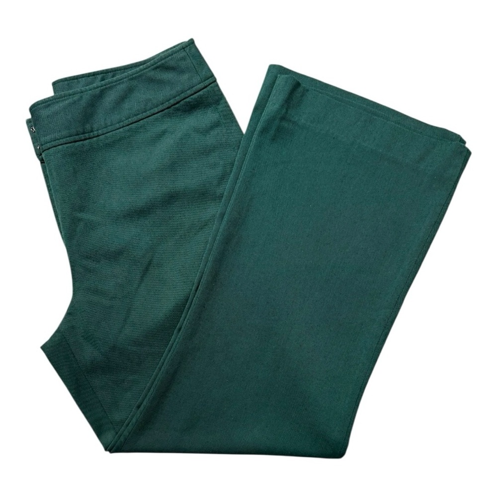 Antonio Melani Emerald Green Wide Leg Ankle Trousers Size 10